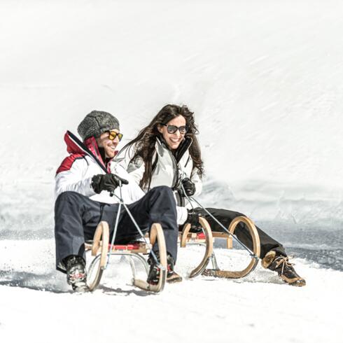 sledging in Gurgl | © Alexander Maria Lohmann
