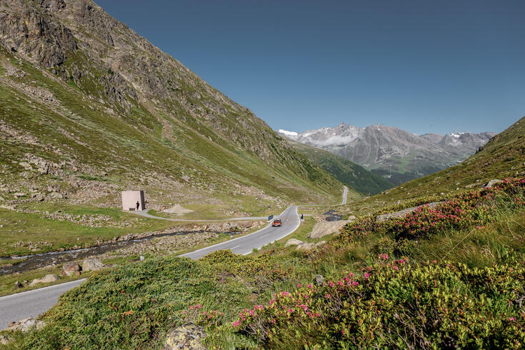 Ötztal valley Timmelsjoch road