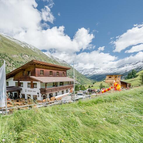 modern alpine hut in Obergurgl