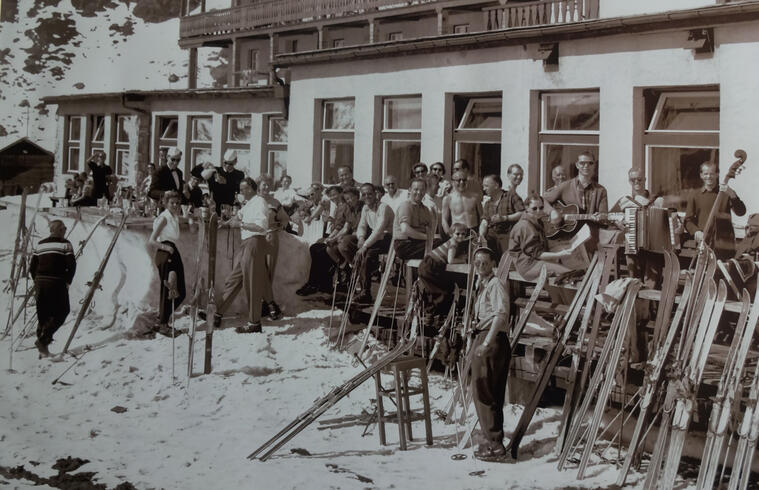 history skiing in Obergurgl