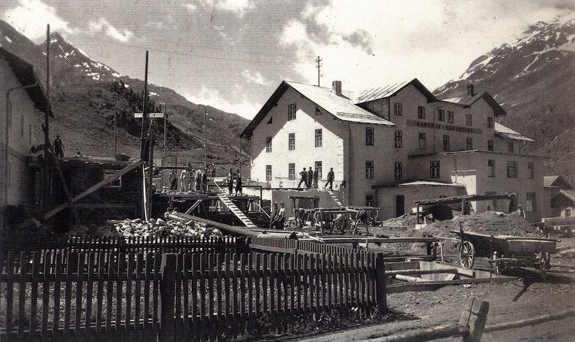 Umbauarbeiten Hotel Edelweiss und Gurgl