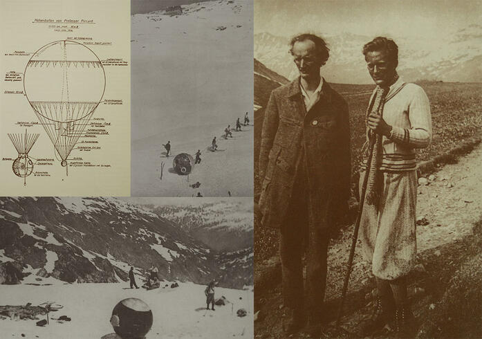 uguste Piccard und Paul Kipfer