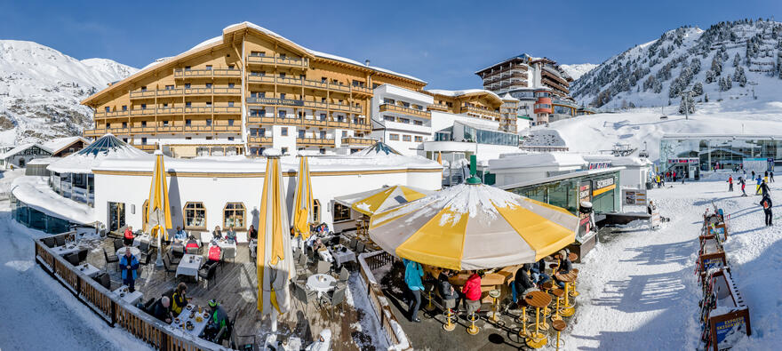 apres ski location edelweiss obergurgl