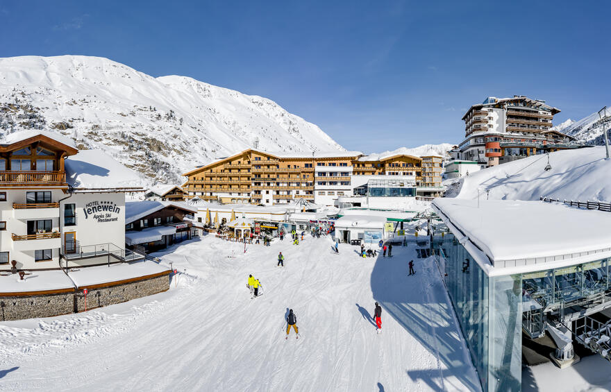 hotel obergurgl directly at the ski slope