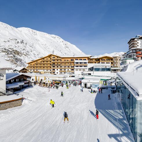 hotel obergurgl directly at the ski slope