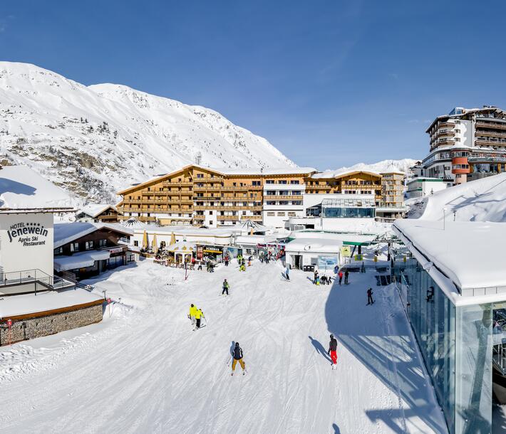 hotel obergurgl directly at the ski slope