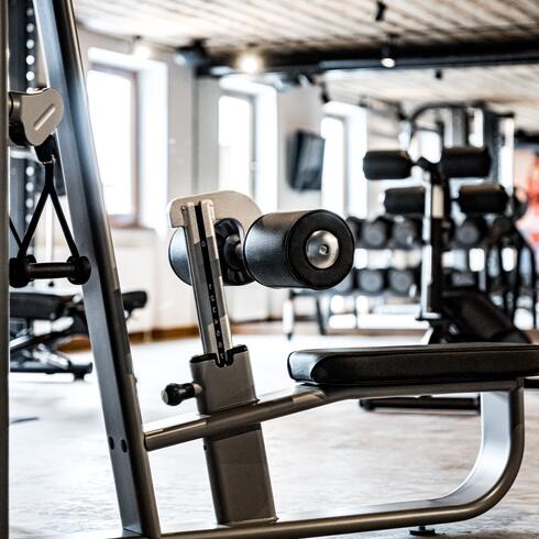 fitness equipment in hotel in tyrol