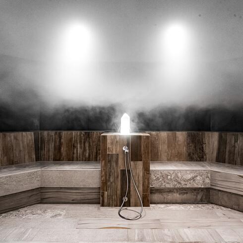 obergurgl wellness in the steam bath
