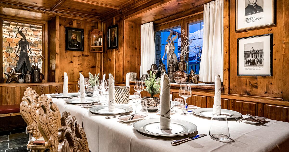 À la carte fine dining restaurant Obergurgl