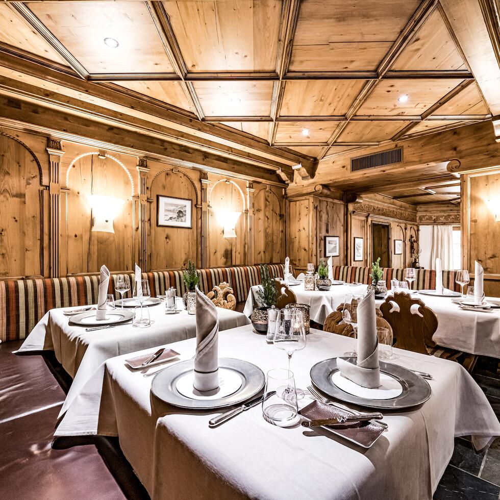À la carte fine dining restaurant Obergurgl
