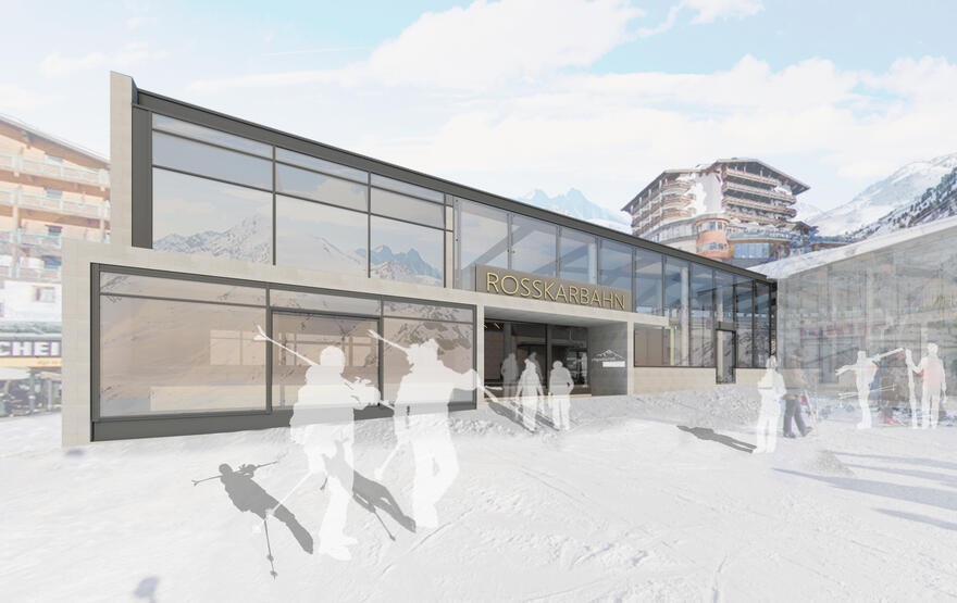 Rosskarbahn Obergurgl Eingang