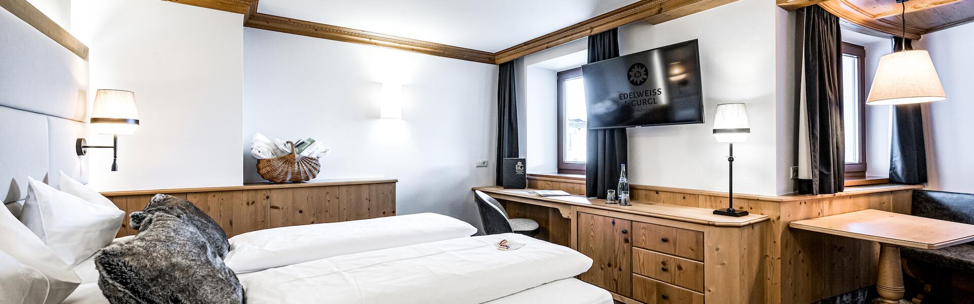 new hotel room in Obergurgl