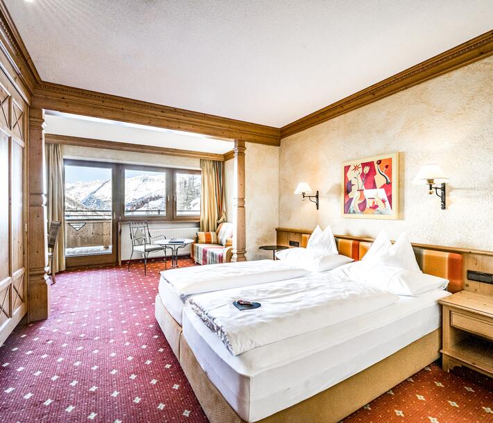 traditional hotel room Obergurgl