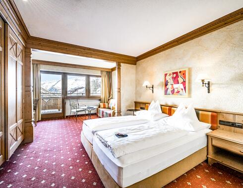 traditionelles Hotelzimmer Obergurgl