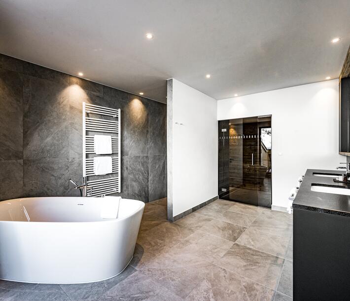 Suite mit Badewanne in Obergurgl