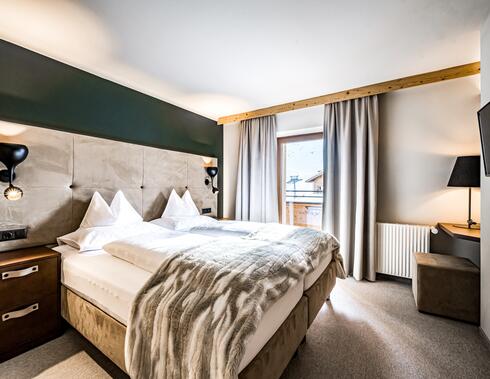 Hotelzimmer direkt an der Piste