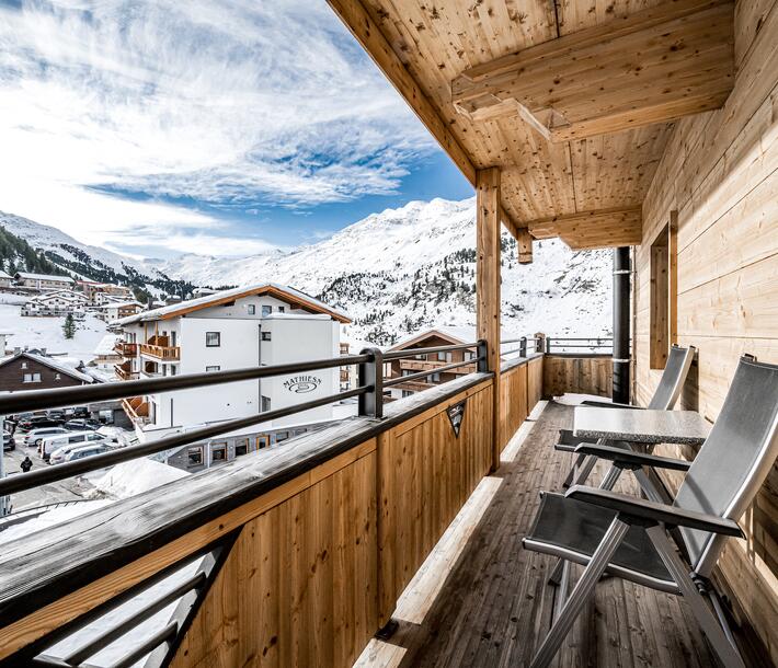 Hotel mit Balkon in Obergurgl