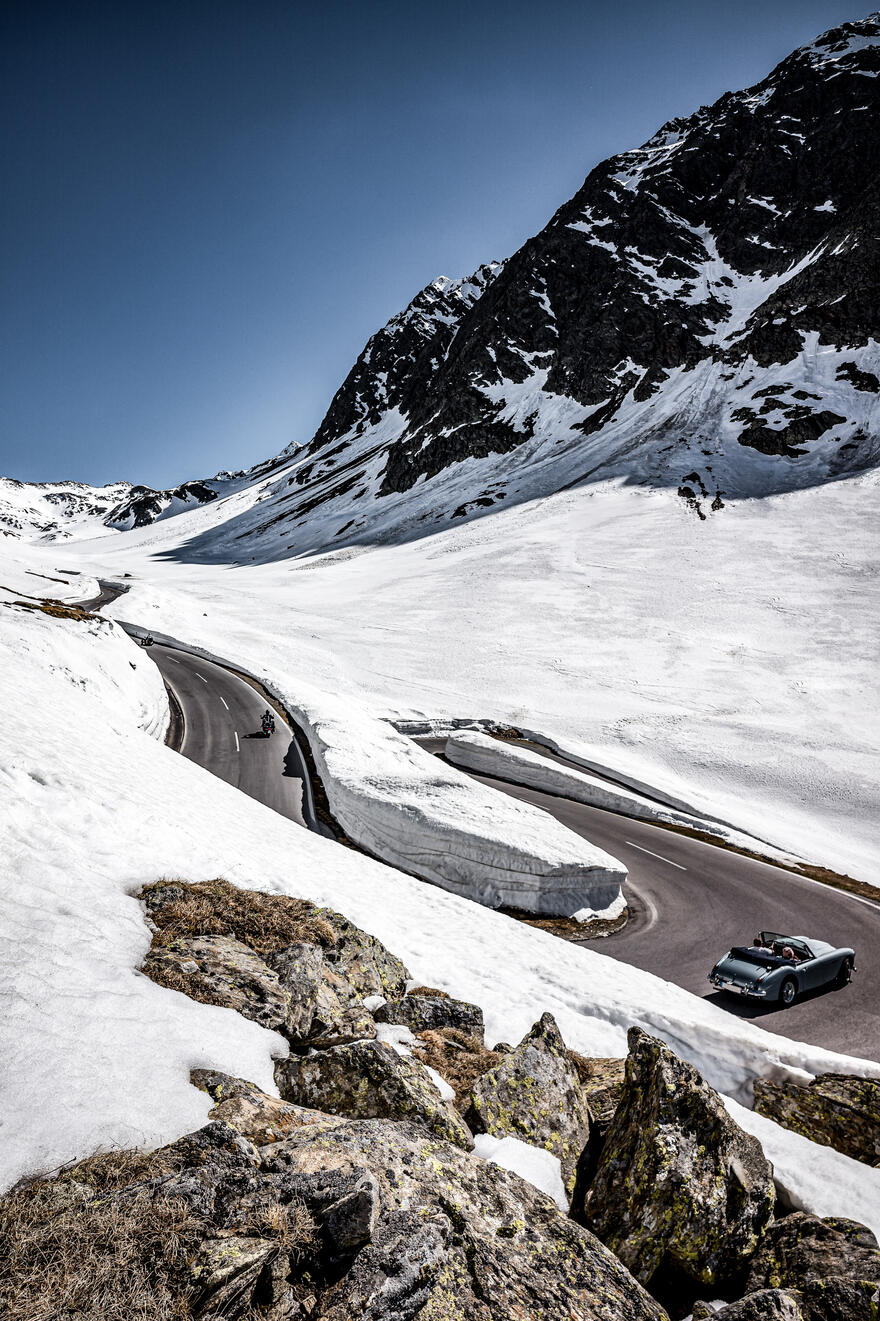 arrival obergurgl alps road ötztal | © Alexander Maria Lohmann