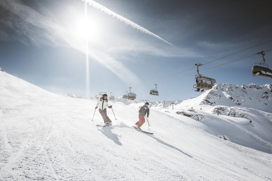 skiing in Gurgl | © © Ötztal Tourismus | Rudi Wyhlidal