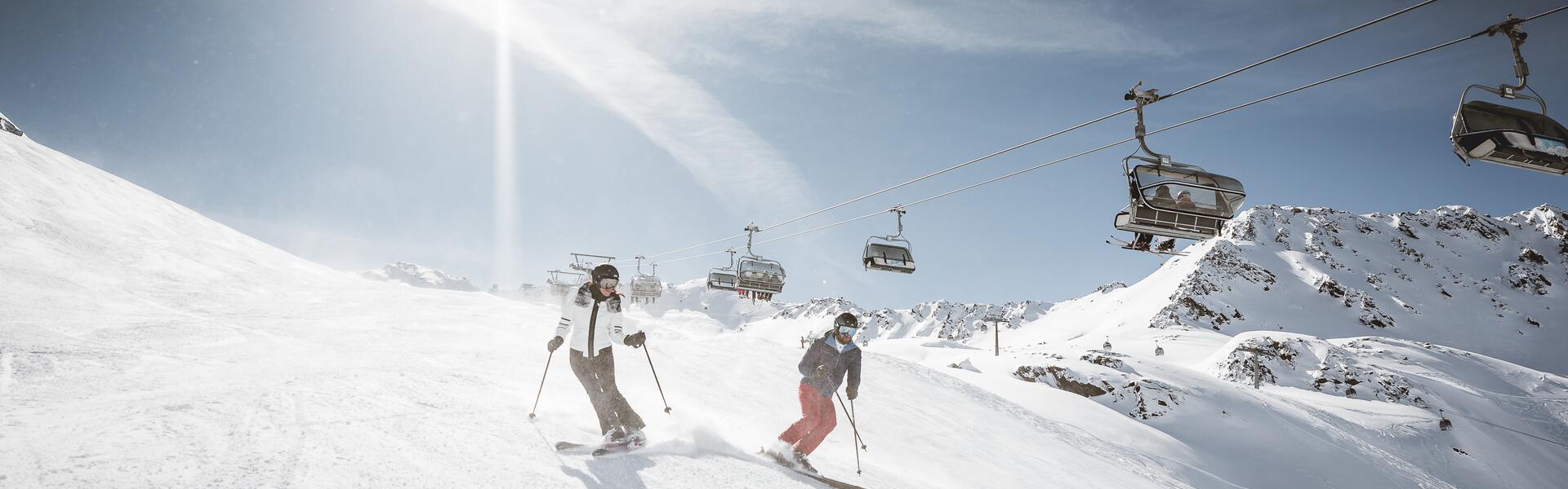 skiing in Gurgl | © © Ötztal Tourismus | Rudi Wyhlidal