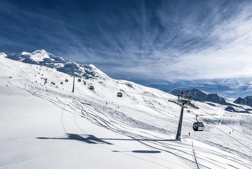 Gondel Skigebiet Obergurgl Hochgurgl im Winter | © Alexander Maria Lohmann