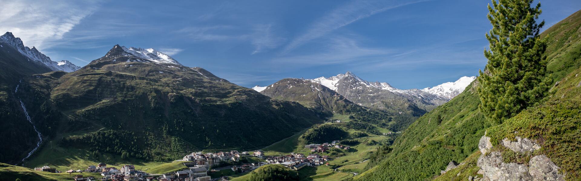 Gurgl in Tyrol in summer