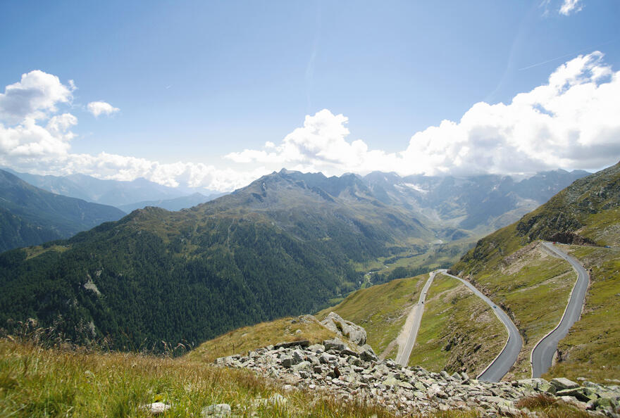 Straße zum Ötztal Timmelsjoch