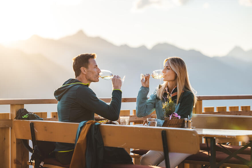 Kirchenkarhütte Ötztal im Sommer