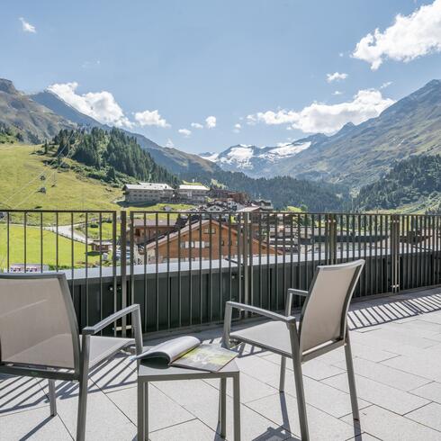 sun terrace Hotel Edelweiss Obergurgl