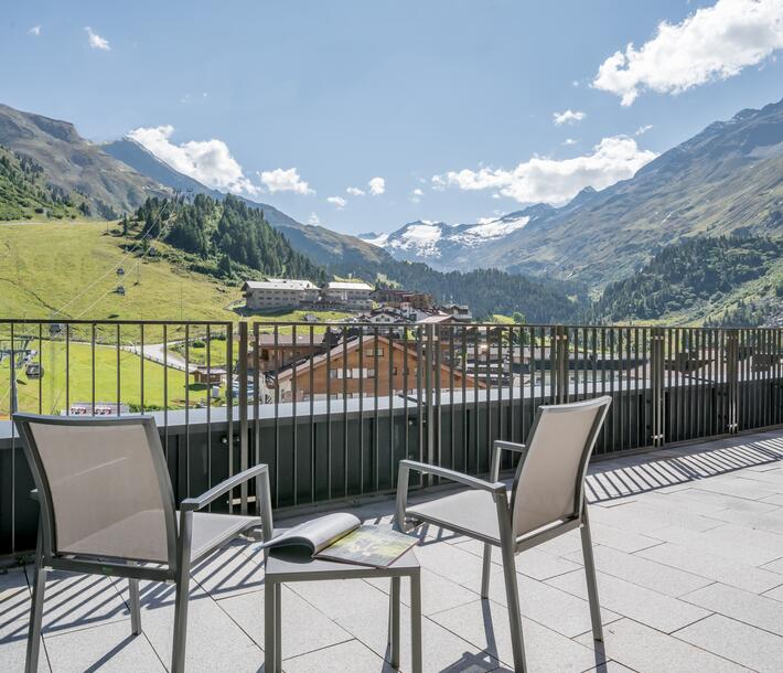 Sonnenterrasse Hotel Edelweiss Obergurgl