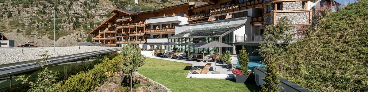 Hotel in den österreichischen Alpen