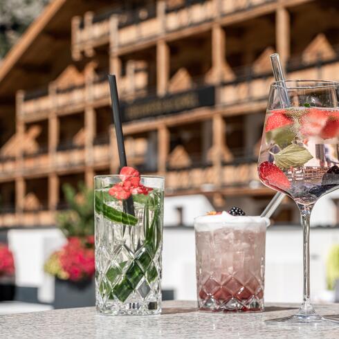 Cocktail im Urlaub in Obergurgl