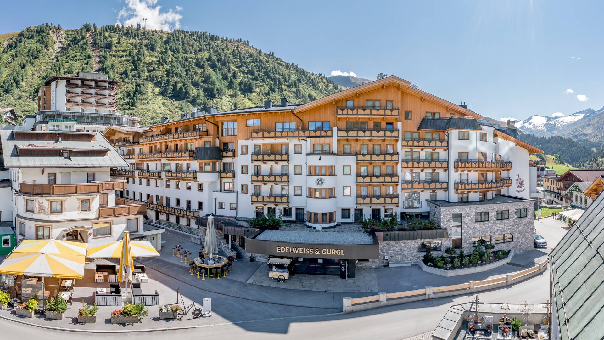 4 Sterne Superior Hotel Obergurgl im Sommer