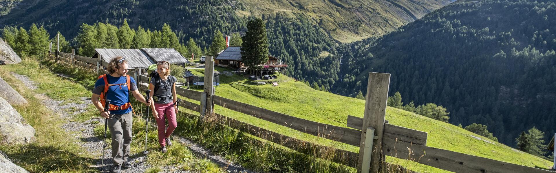 couples hike in Obergurgl