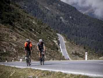 road cycling in the Ötztal valley