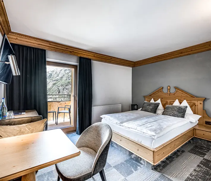 modern tyrolean hotel room