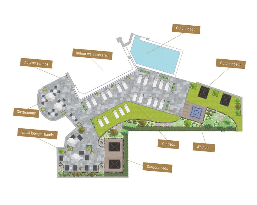 map of the hotel Edelweiss und Gurgl